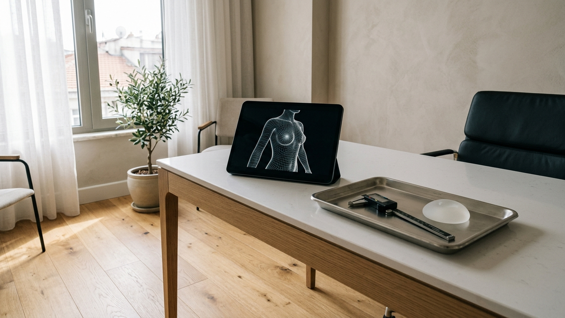 Mia Femtech süreci planlaması ve estetik cerrahi aşamalarının detaylı görünümü.